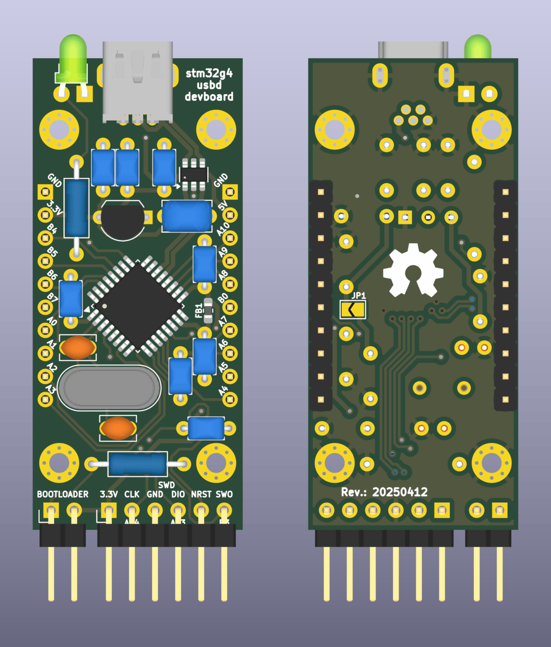 STM32G4 USB Development Board